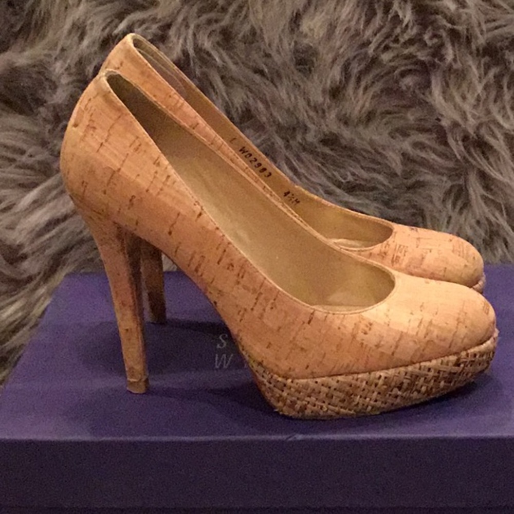 Stuart Weitzman Cork Platform Pump - image 2